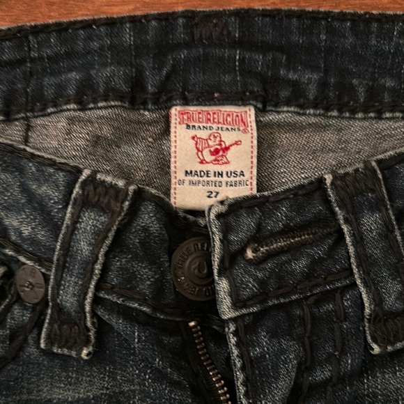 True Religion Dark Wash Bootcut Jeans - Women’s Size 27 - Picture 2 of 3